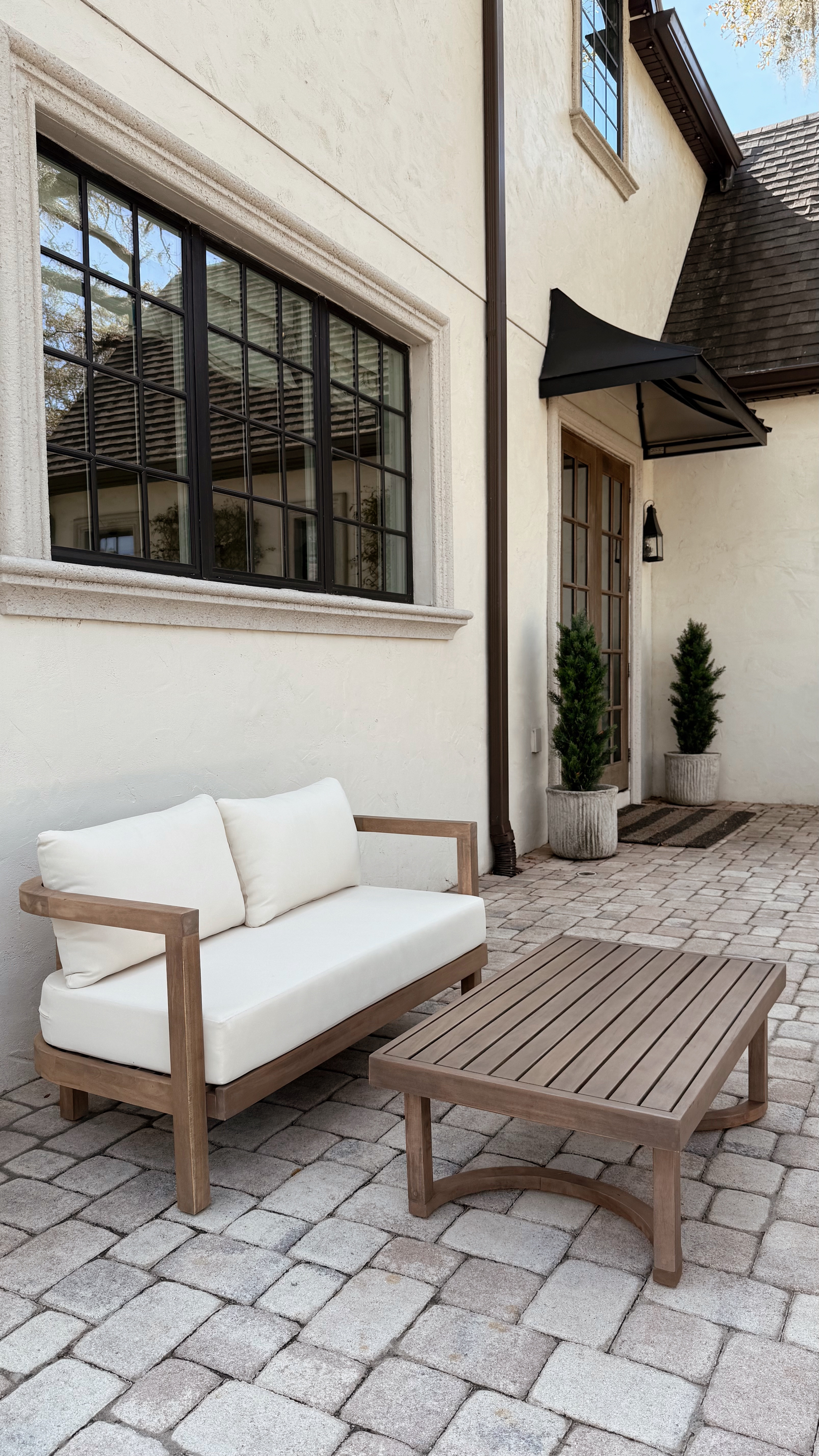 Spring finds: neutral wood patio furniture from Wayfair.

#LTKHome #LTKSeasonal