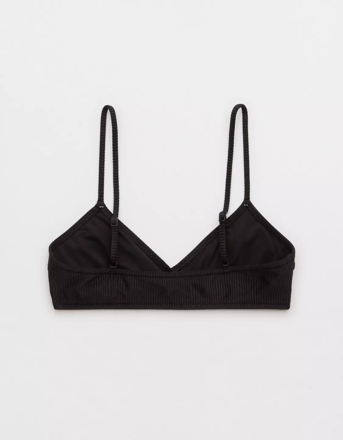 Aerie Shine Rib Twist Scoop Bikini Top | Aerie