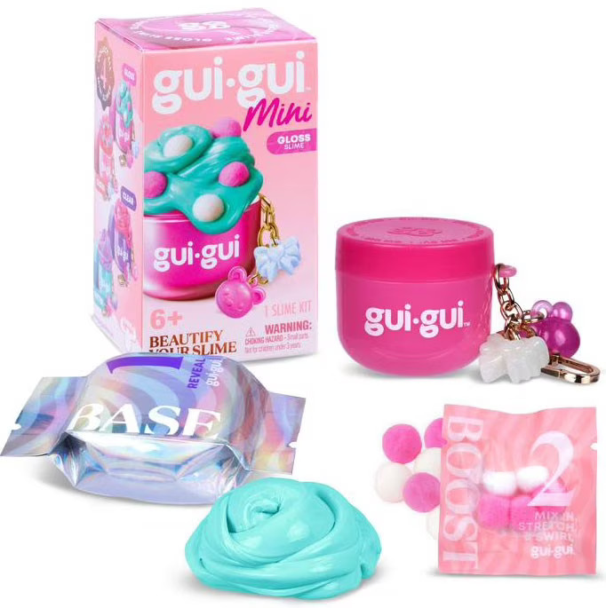 Gui-Gui Mini Slime Jar Keychain GLOSS Pack - Walmart.com | Walmart (US)