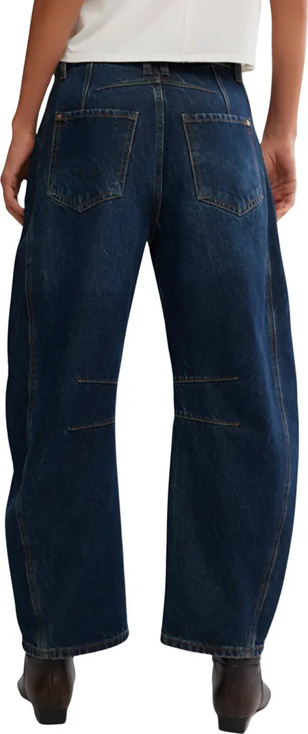 Good Luck Mid Rise Barrel Jeans | Nordstrom