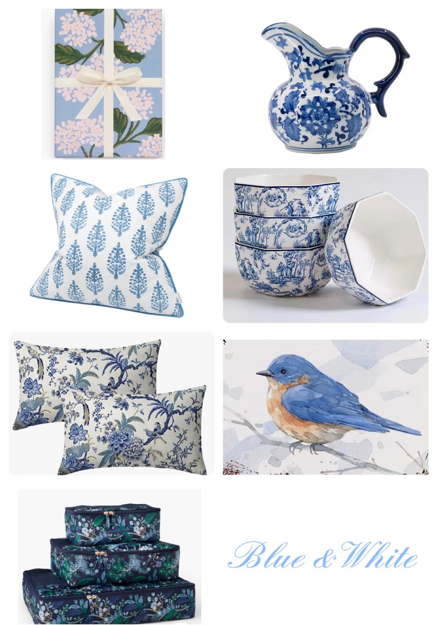 White and Blue Decor Home decor 
Grandmillennial Style home decor 
Target Amazon Kirkland’s & Rifle Paper Co. 
hydrangeas, wall art 

#LTKSpringSale #LTKfindsunder50 #LTKhome