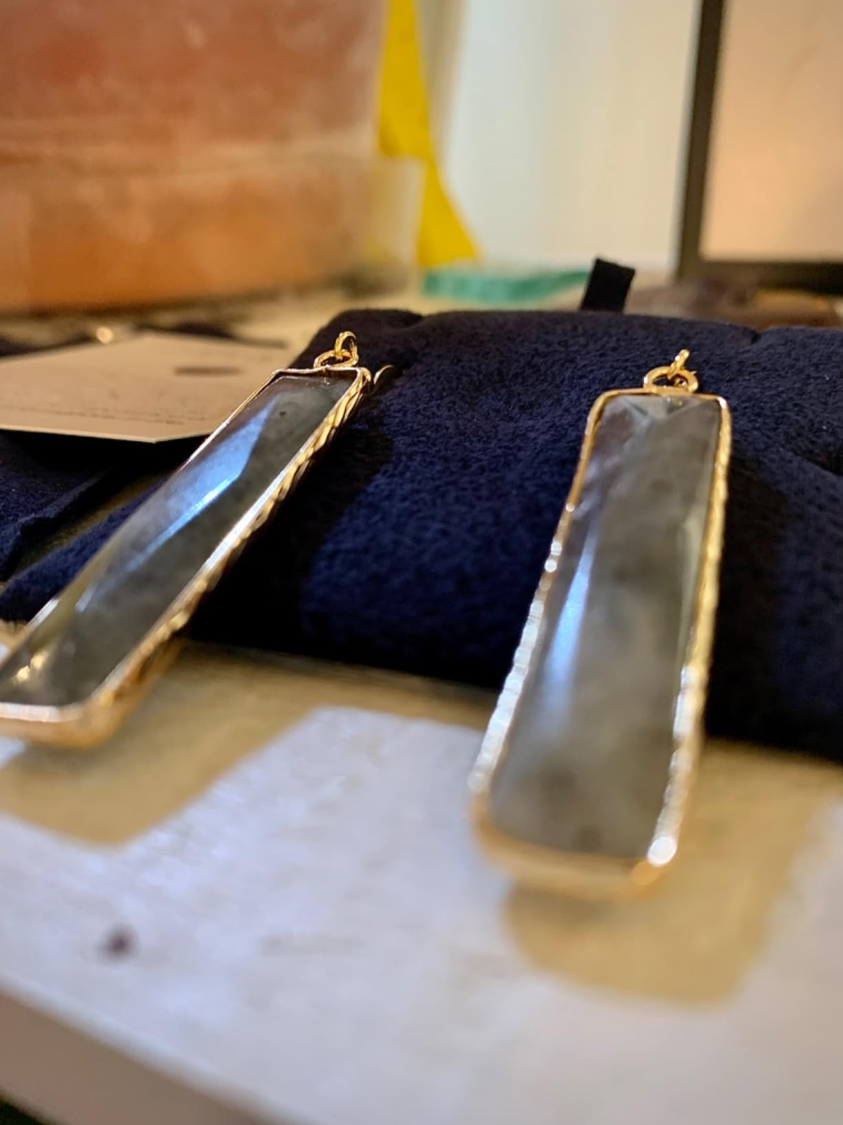 Labradorite Stone Earrings - Dangle Earrings for Women, Crystal Jewelry, Beautiful Boho Earrings for Women, Statement Earrings for Women | Amazon (US)