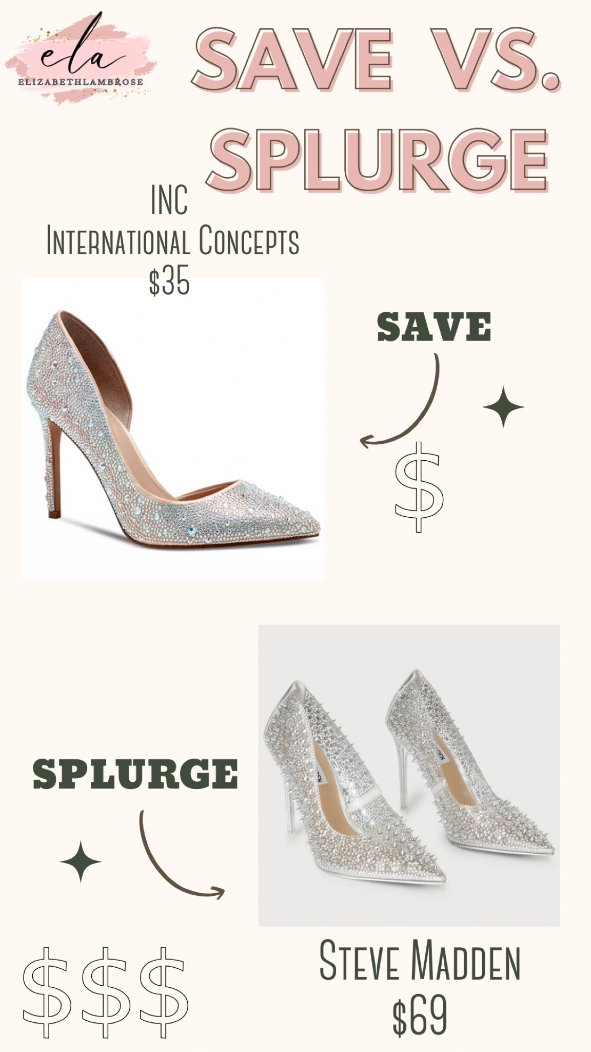 saw the INC ones on Macys and immediately knew they were a dupe for these steve madden pumps! 
so adorable! i love anything sparkly! 

#macys #sale #shoes #boots #sandals #heels #stevemadden #maddengirl #jackrogers #tennisshoes
#work #workwear #bodysuit #skirt #plaid #black #earrings #pinklily #necklace #jewelry
