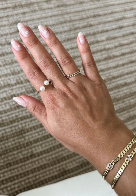 Bracelets / rings / and summer nails 💅🏼 #bracelet #personaliEdbracelet #amazon #amazonfind #rings #nails 

#LTKSeasonal #LTKunder50 #LTKbeauty
