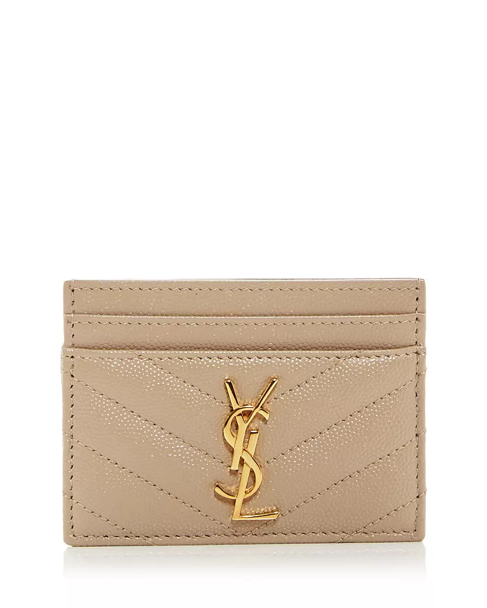 Monogram Quilted Leather Card Case | Bloomingdale's (US)