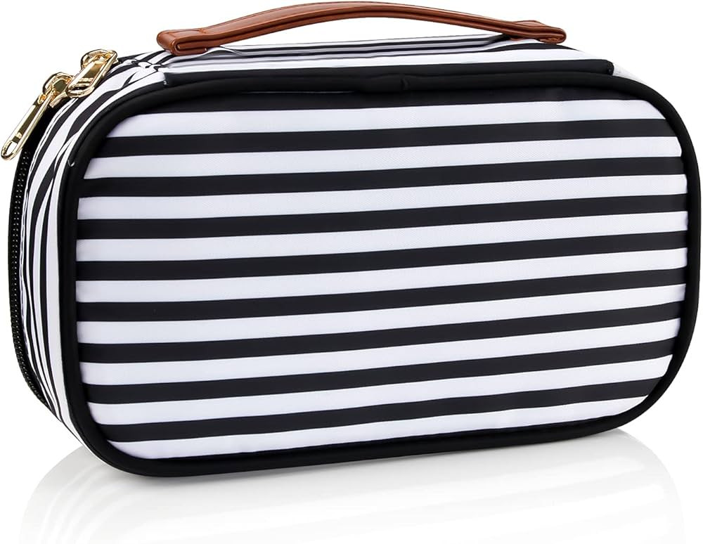 OCHEAL Small Cosmetic Bag,Portable Cute Travel Makeup Bag for Women and girls Makeup Brush Organi... | Amazon (US)