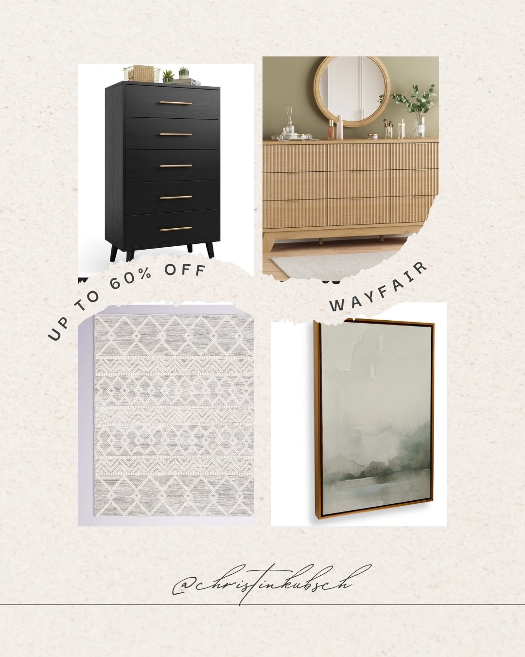 Up to 60% off - 72 hour clearance at Wayfairr

#LTKHome #LTKSaleAlert #LTKFamily