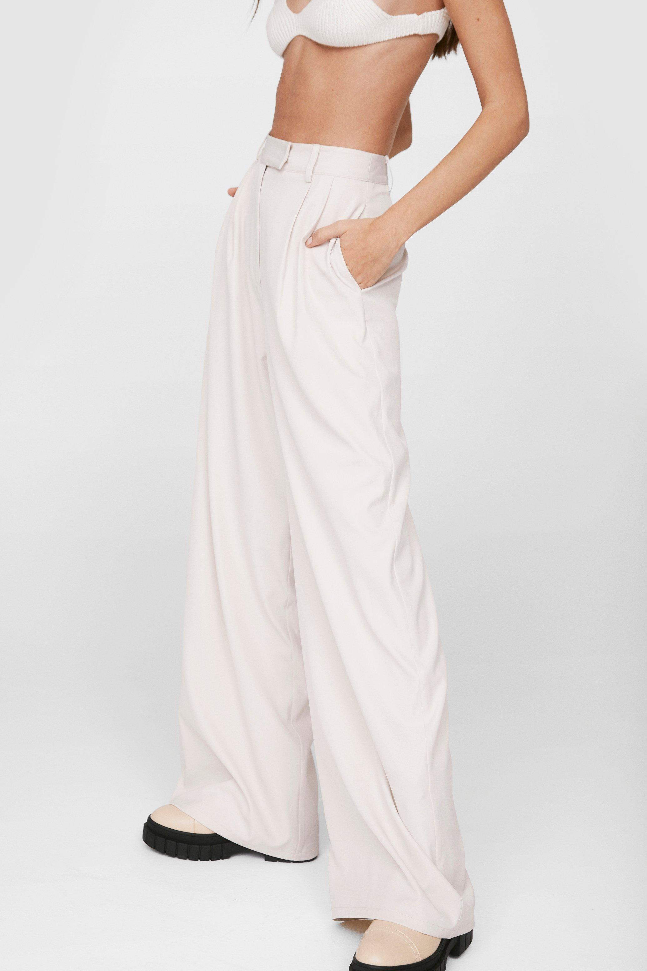 Oversized Tailored Wide Leg Pants | Nasty Gal (US)