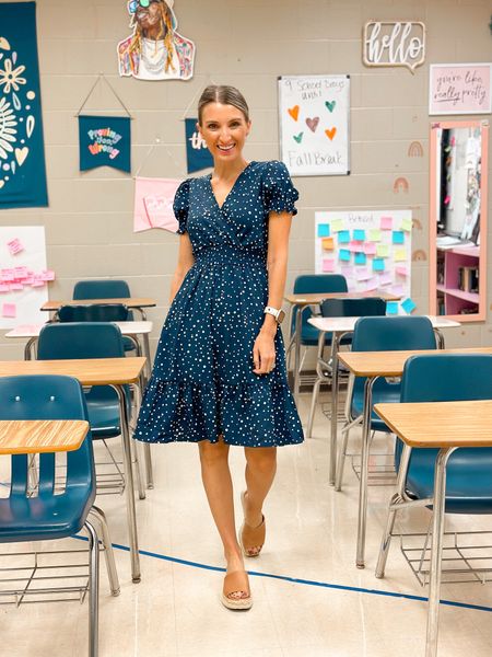 The perfect dress for the classroom- comfy and long enough! 

#LTKshoecrush #LTKfindsunder50 #LTKworkwear
