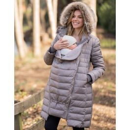 Slate 3 in 1 Down Maternity Coat | Seraphine 