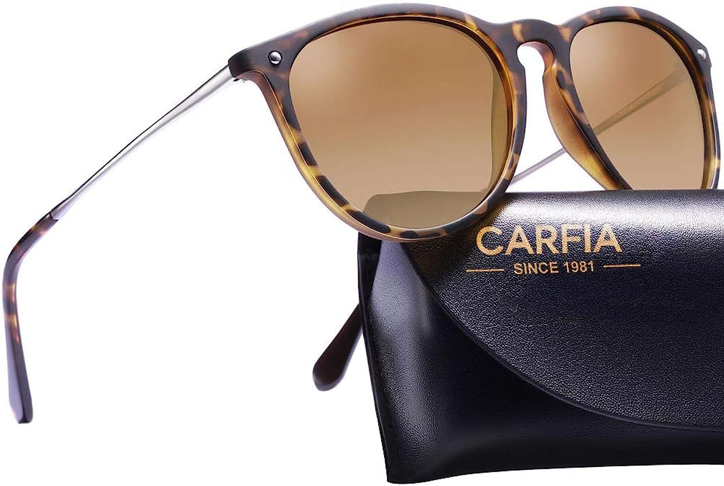 Carfia Vintage Polarized Sunglasses for Women UV400 Protection Driving Fishing Hiking Outdoors Gl... | Amazon (US)