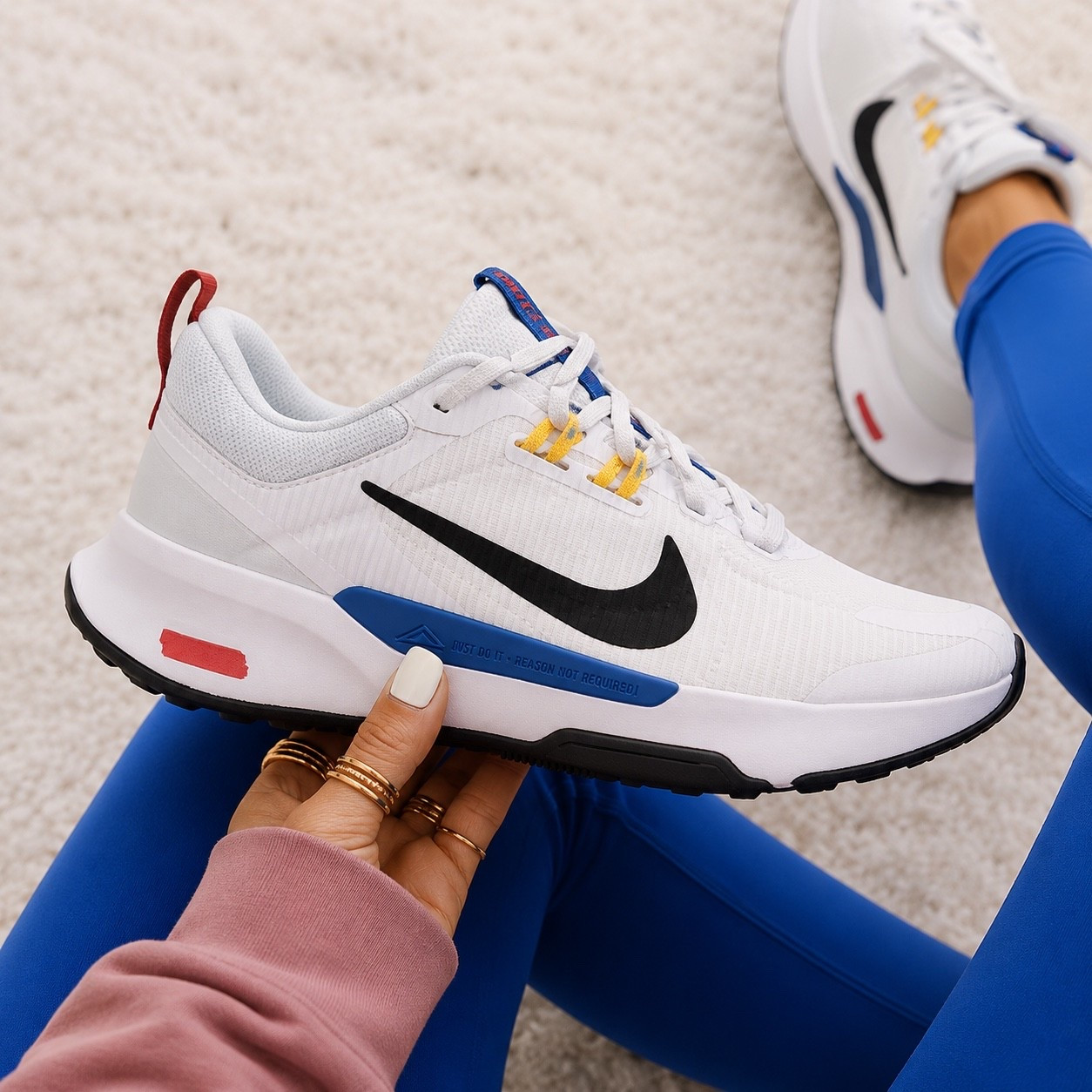 Okay, I’m OBSESSED with this colorway! 😍👟

If you love adding a little color to your wardrobe but still want something that’s easy to style, these Nikes are it.

You get the best of both worlds:
✨ A fun pop of color
✨ All-day comfort

These are the kind of shoes that make an outfit without even trying. Throw them on with leggings, denim, shorts, joggers—you really can’t go wrong.

And let’s be honest, finding a shoe that’s both cute AND comfortable is a win these days. 🙌

Whether you’re heading to Target, running errands, chasing kids, traveling, or just want a sneaker that gets compliments, these are it.

Comment COLOR and I’ll send you the link! 🌈💕

#LTKActive #LTKmomlife #LTKootd