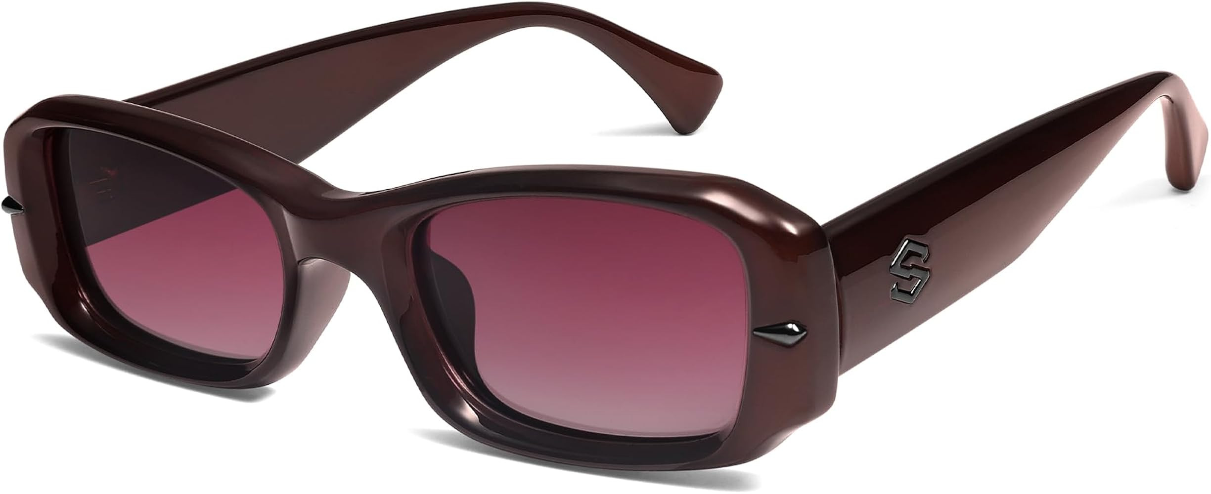 SOJOS Retro Rectangle Polarized Sunglasses Women Men 90s Sunnies UV Protection Womens Mens Sun Gl... | Amazon (US)