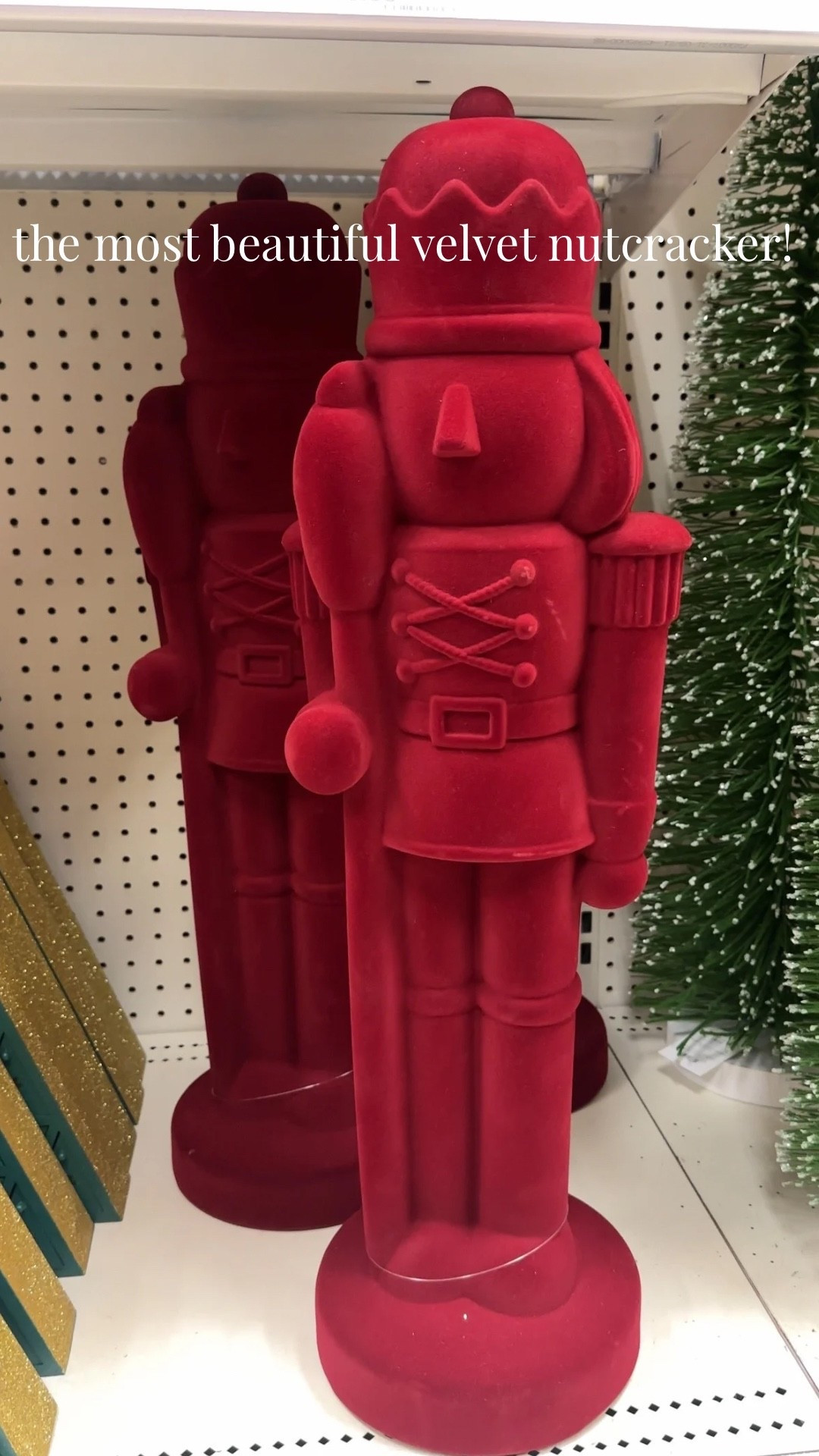 This flocked burgundy nutcracker is everything for cozy, festive vibes 🎄❤️ Perfect for adding a rich pop of color and charm to your holiday decor! #TargetHolidayDecor #ChristmasDecor #LTKHoliday #HomeDecorFinds

#LTKHome #LTKSeasonal #LTKHoliday