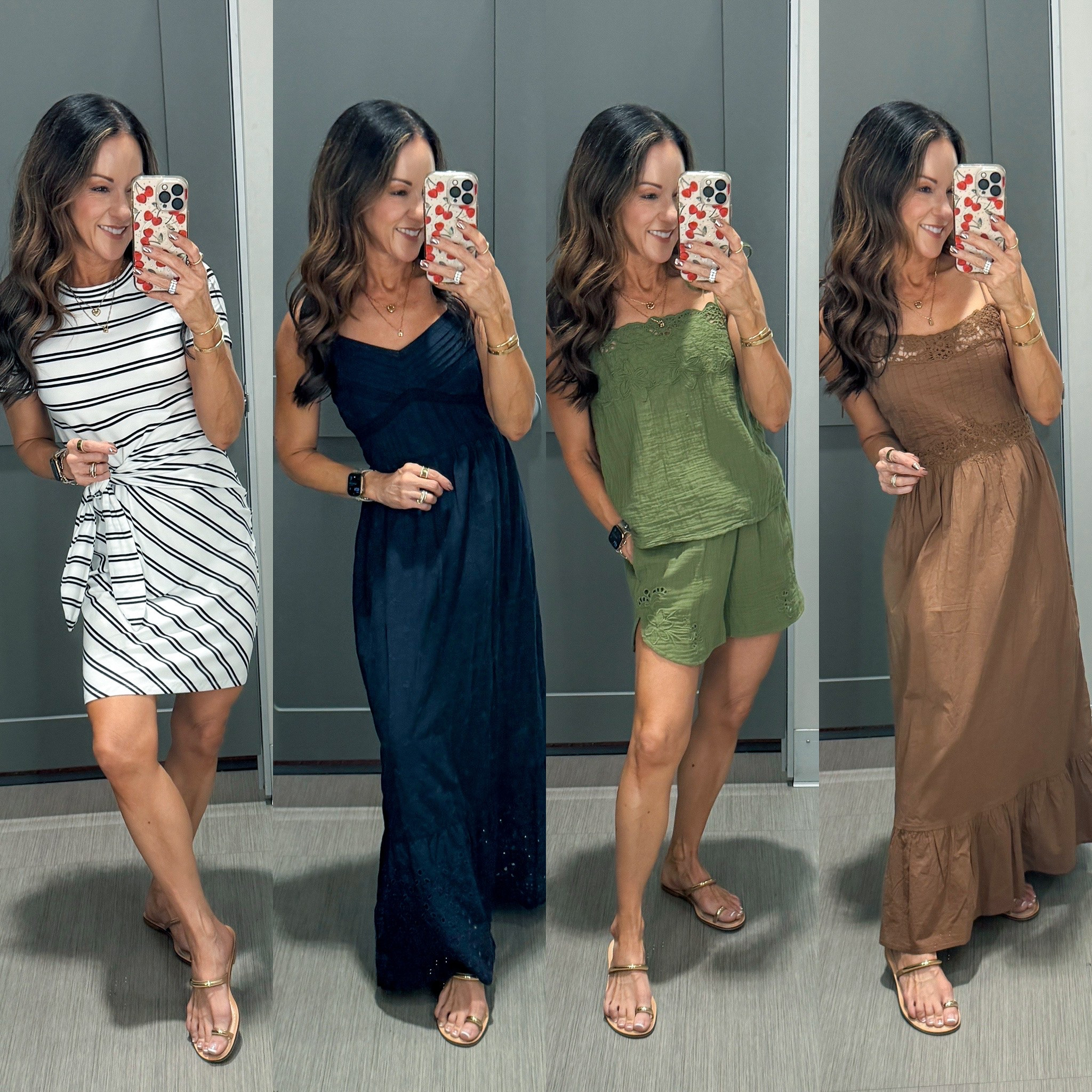 40% off dresses and skirts at @Target  right now! These are all amazing! The black-and-white dress is so comfortable and it’s only $15 right now! I’m wearing a size extra small in everything.
#sponsored

#LTKPetite #LTKOver40 #LTKSaleAlert