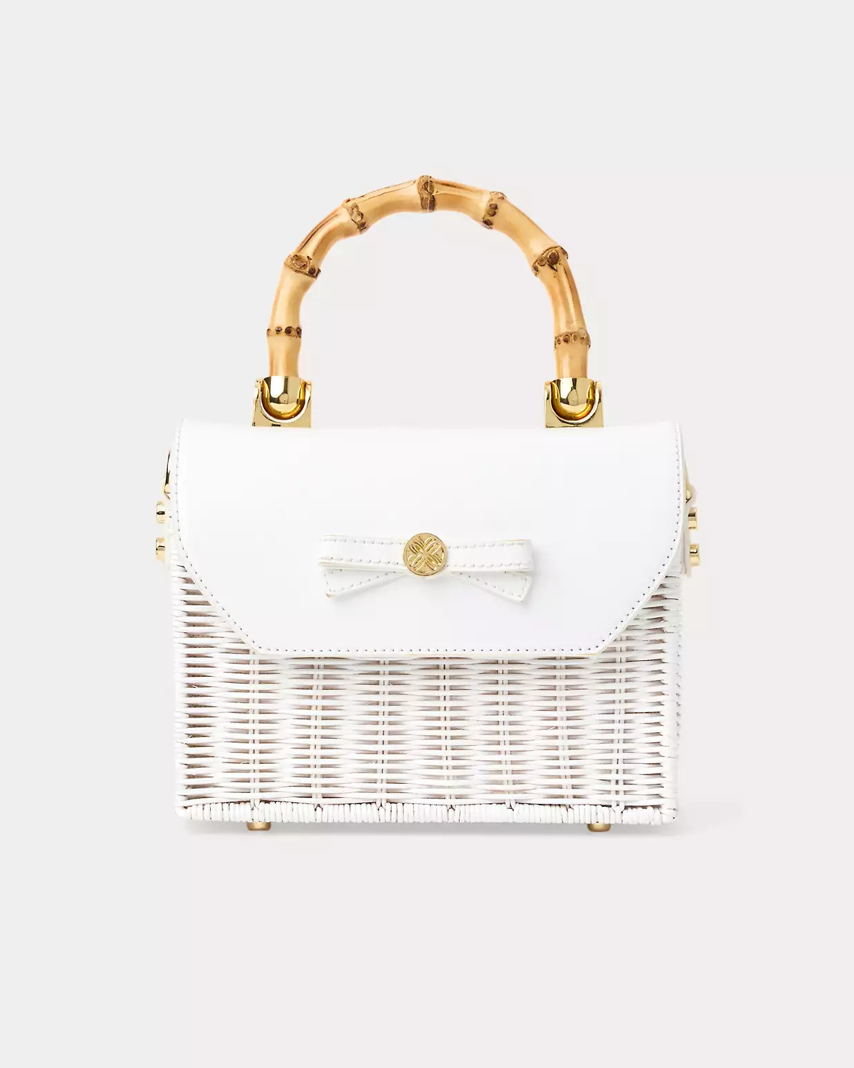 Teighen Bow Wicker Bag | Lilly Pulitzer