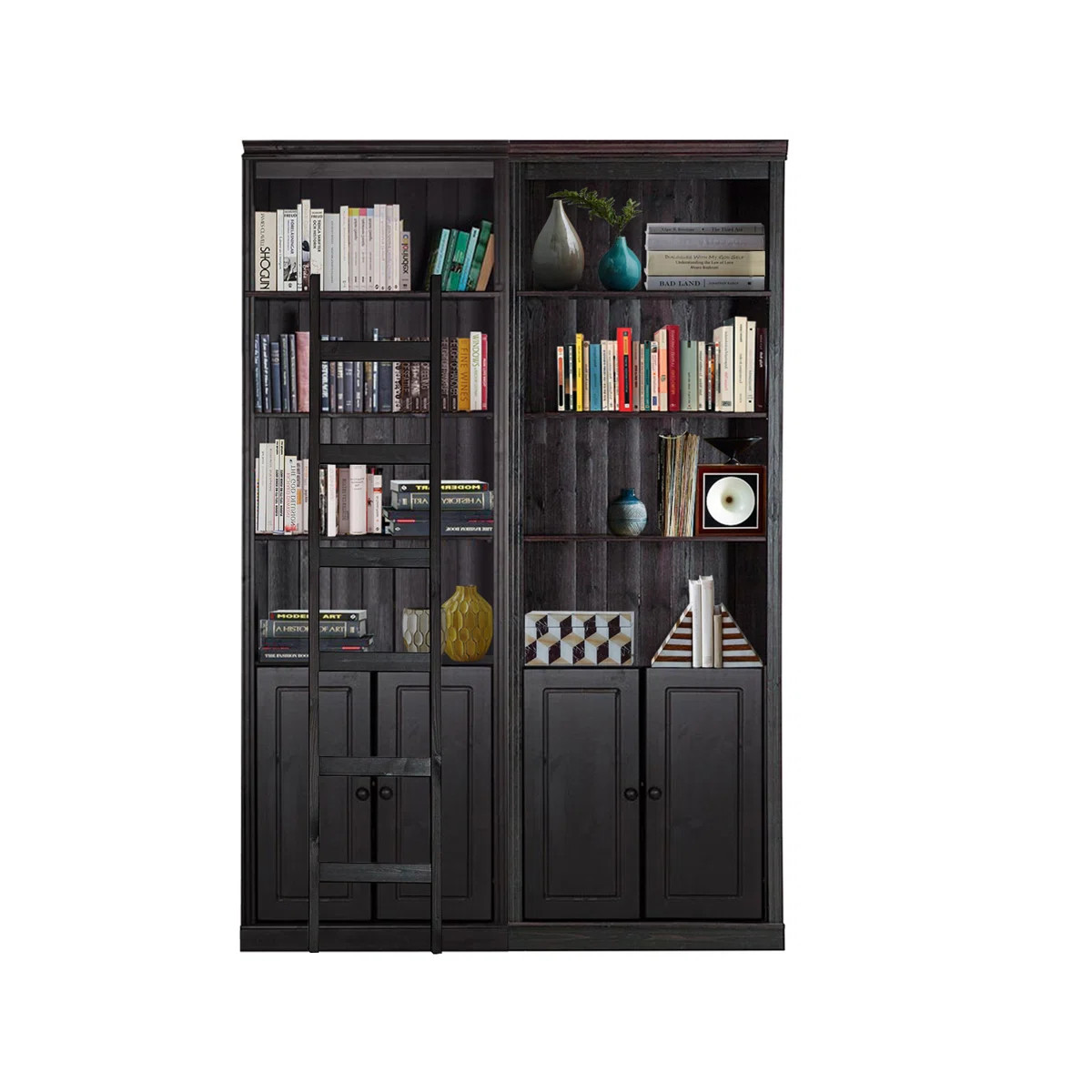 Dedrah 223cm H x 148cm W Library Bookcase | Wayfair UK