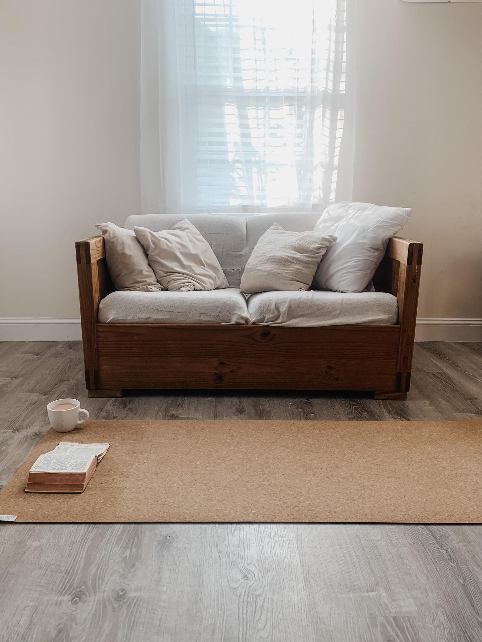 Peaceful Living Room Decor 🍂 
Bible ~ Cork Yoga Mat ~ Coffee 
Linking everything for you, friends! 

#LTKhome #LTKGiftGuide #LTKSeasonal