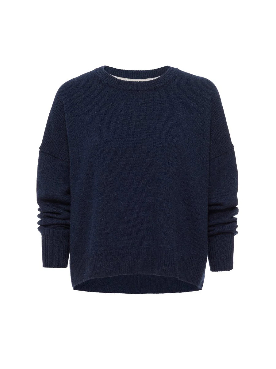 The Everyday Cashmere Bright Crew - Bisque Melange | Brochu Walker | Brochu Walker