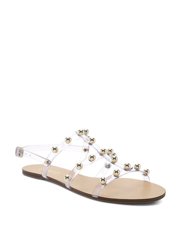 SCHUTZ Women's Yarin Studded Flat Sandals Shoes - Bloomingdale's | Bloomingdale's (US)