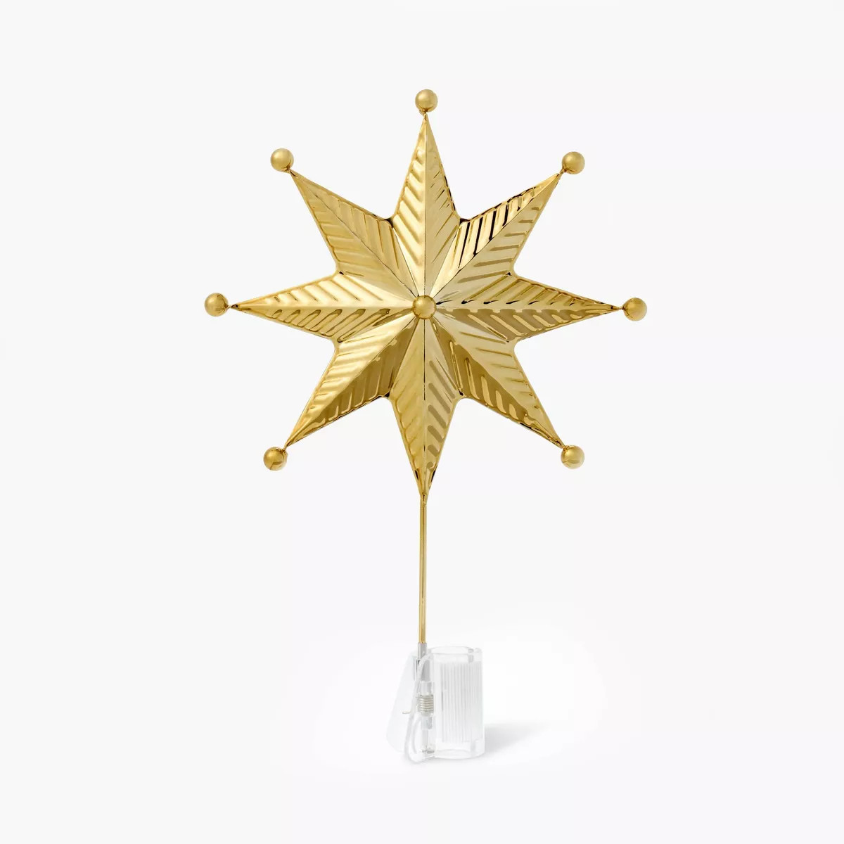 Hammered Metal Star Christmas Tree Topper Gold - Threshold™ designed with Studio McGee | Target