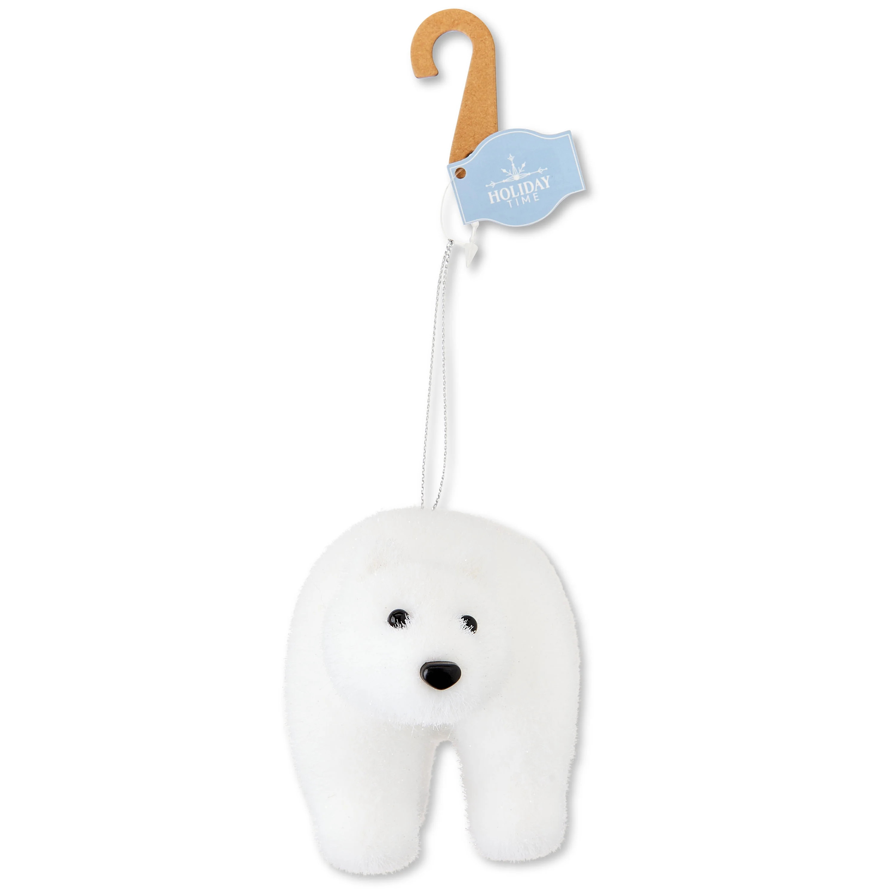 White Polar Bear Christmas Ornament, 3.5", by Holiday Time | Walmart (US)