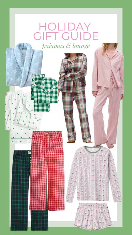 Holiday Gift Guide: Pajamas & Lounge!

// lake pajamas, jcrew pjs, hill house pajamas, gifts for her, matching pajamas, holiday pajamas, Christmas pajamas 

#LTKCyberWeek #LTKGiftGuide #LTKHoliday