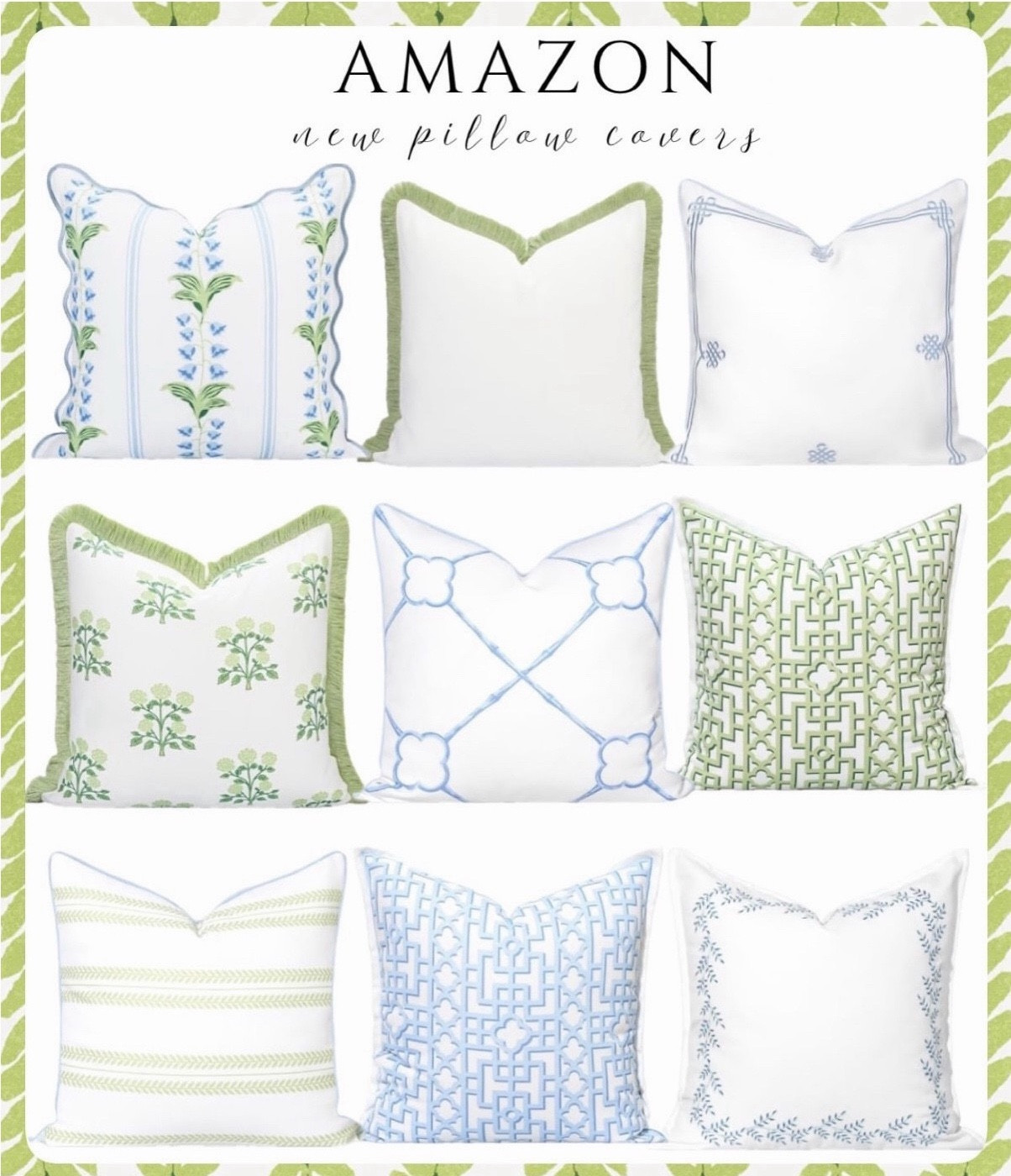 Amazon pillow covers ✨