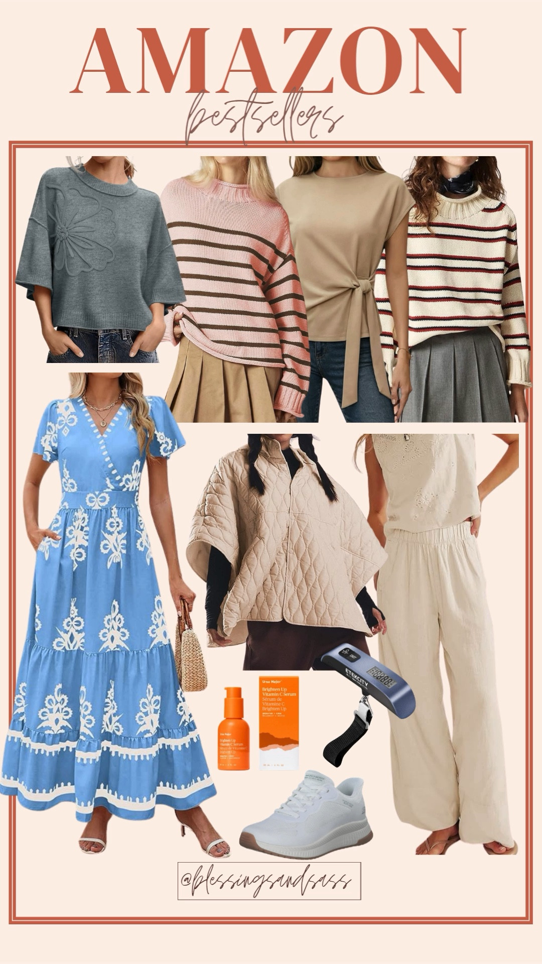 My weekly Amazon bestsellers!! 

Women’s fashion, spring fashion, spring style, spring outfits, spring outfit inspo, spring ootd, trendy fashion, chic style, spring dresses, spring outfit ideas, Amazon, Amazon fashion 




#LTKOver40 #LTKSeasonal #LTKootd