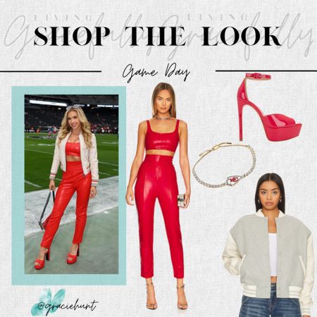 Bet it on red ❤️🍒🎰

Linking exact and similar for this game day red outfit!

#LTKstyletip #LTKsalealert