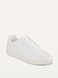 Faux-Leather Sneakers For Women | Old Navy (US)