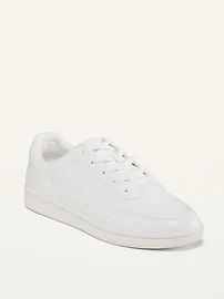 Faux-Leather Sneakers For Women | Old Navy (US)