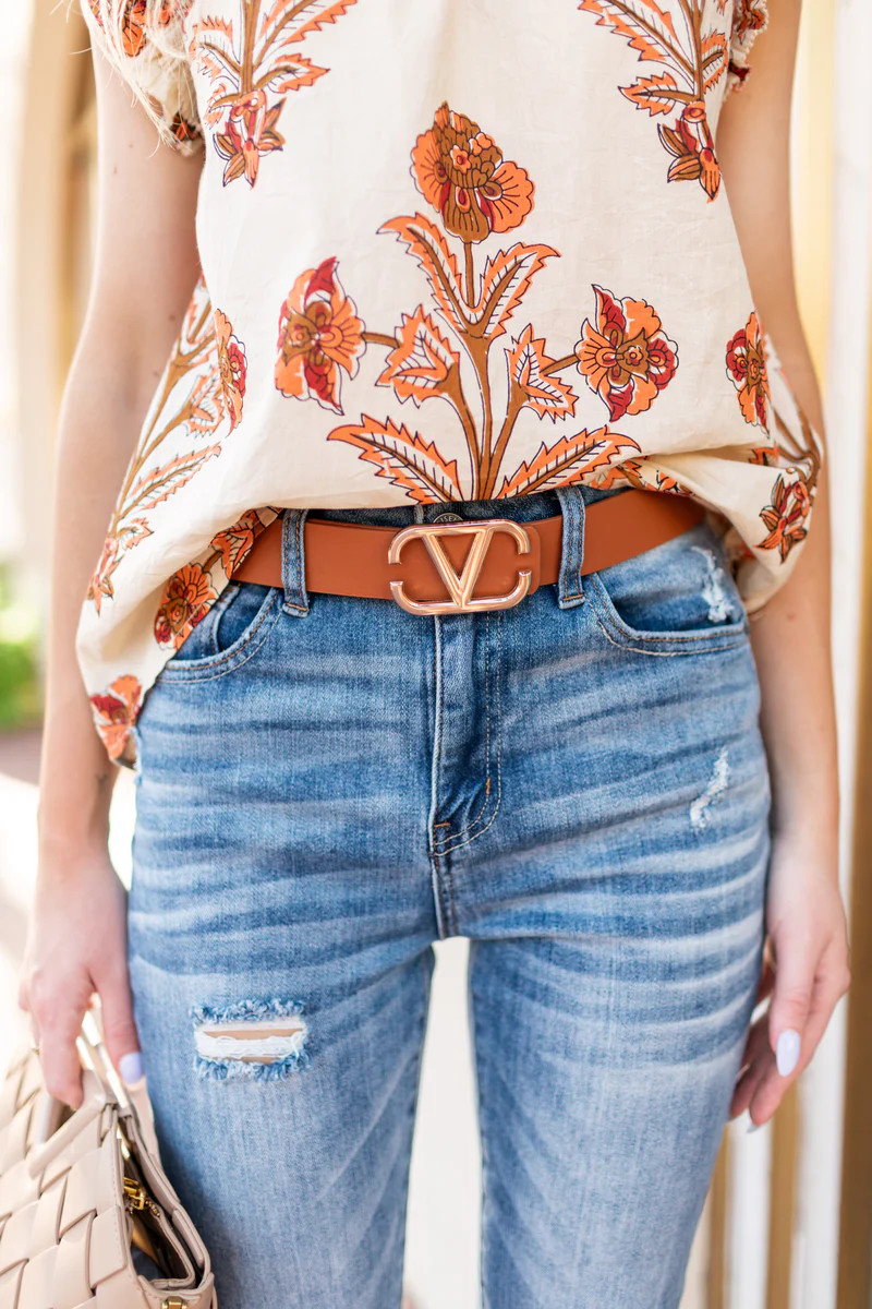 V Belt- Brown | Avara