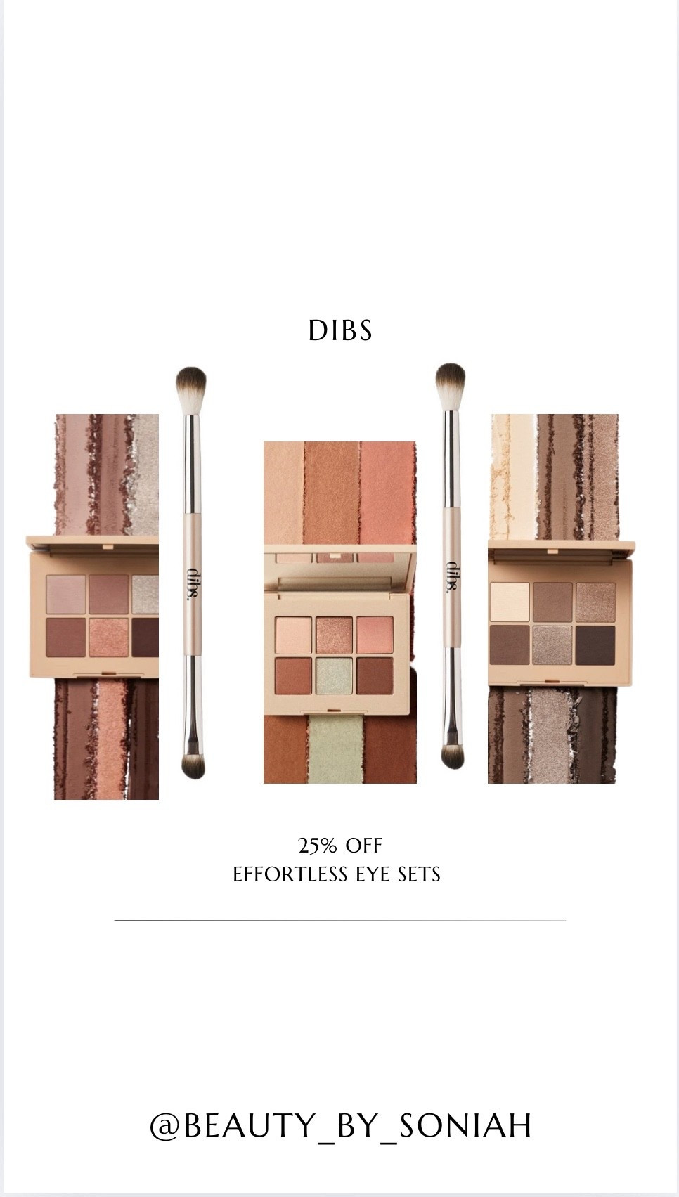 Today only! 10/19/25
Save 25% effortless eyes sets
One palette out of these three beautiful palettes and dual ended eye shadow brush!

#LTKBeauty #LTKSaleAlert #LTKOver40