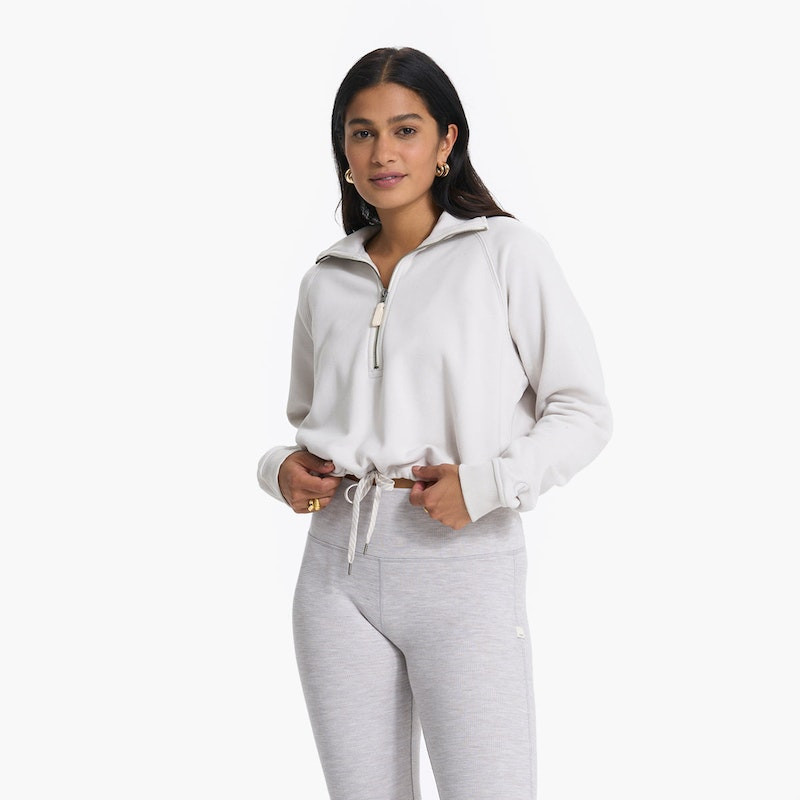 Sedona Half Zip | Salt | Vuori Clothing (US & Canada)
