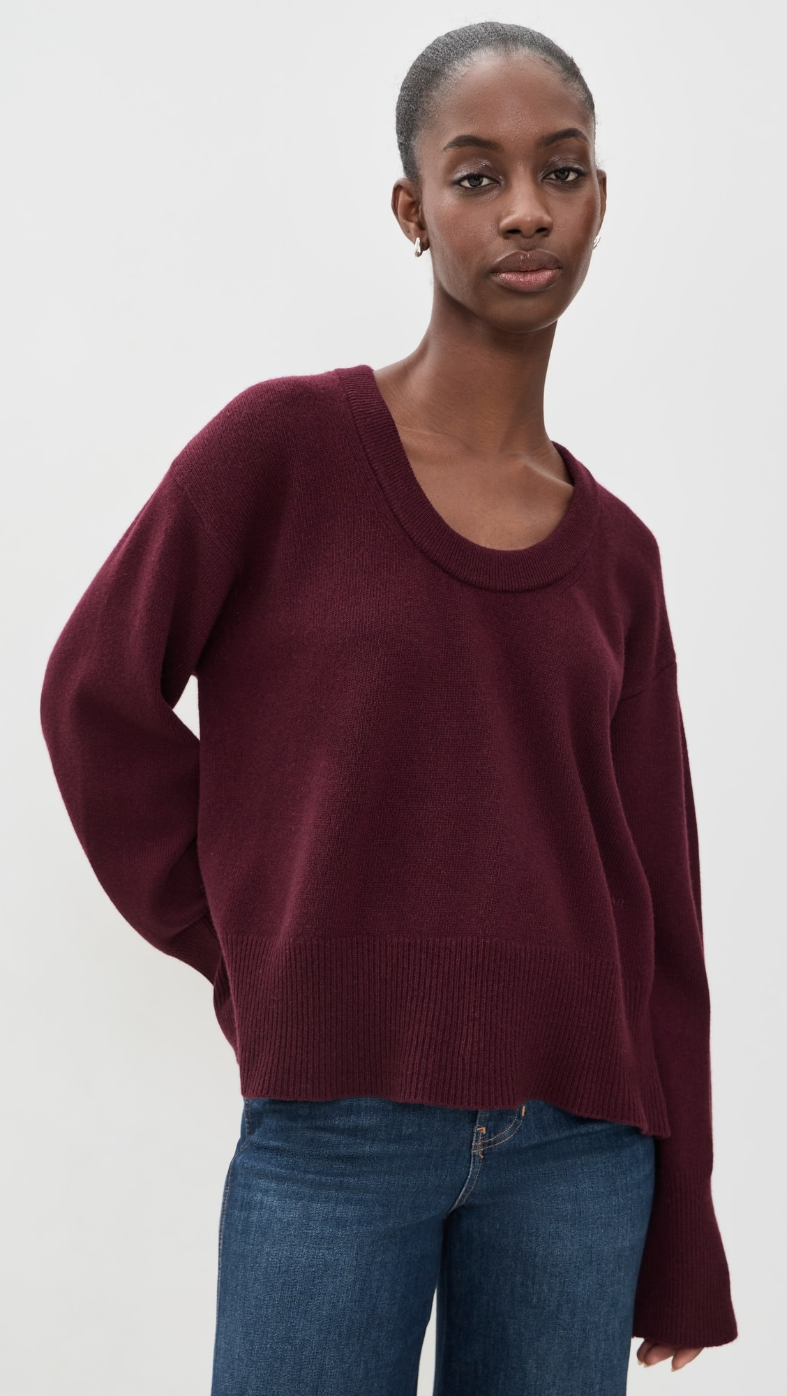 Soft Wool Scoop Knit Sweater | Shopbop