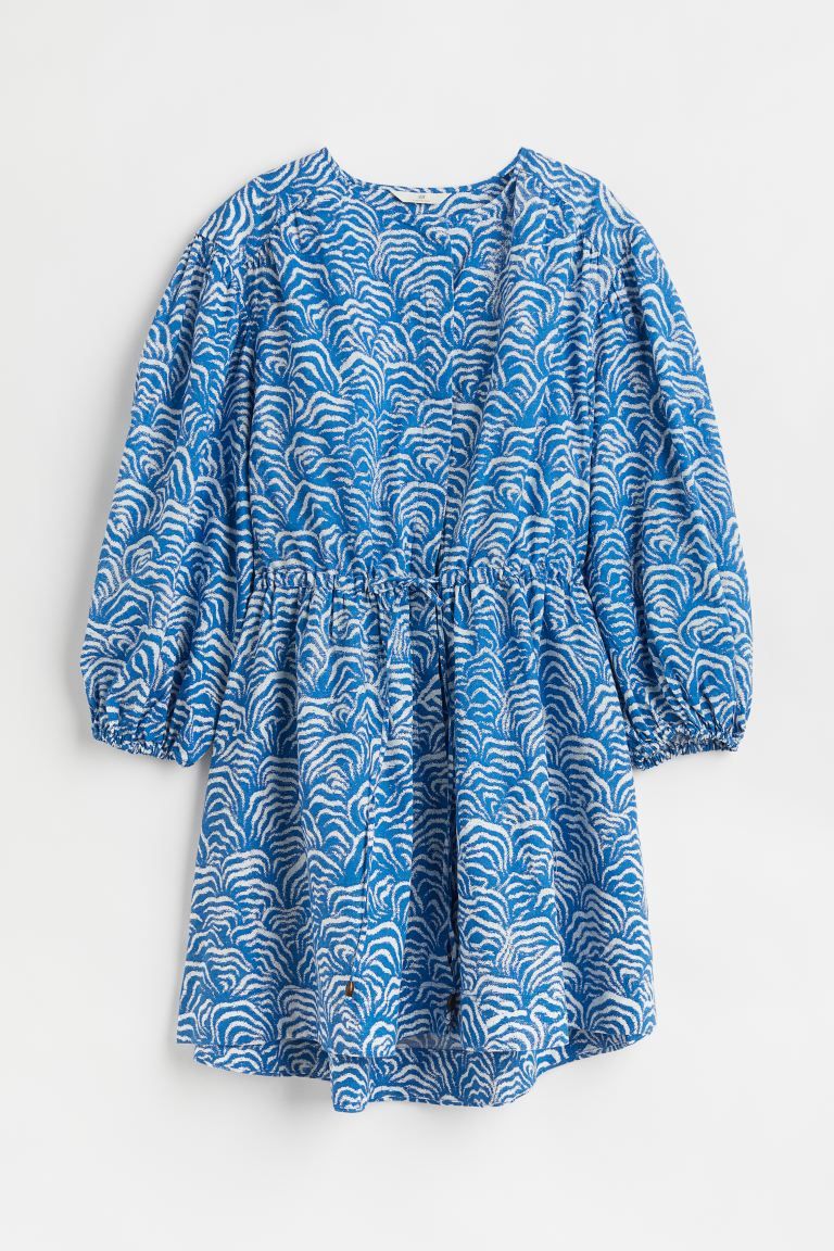 Short Linen-blend Dress | H&M (US + CA)