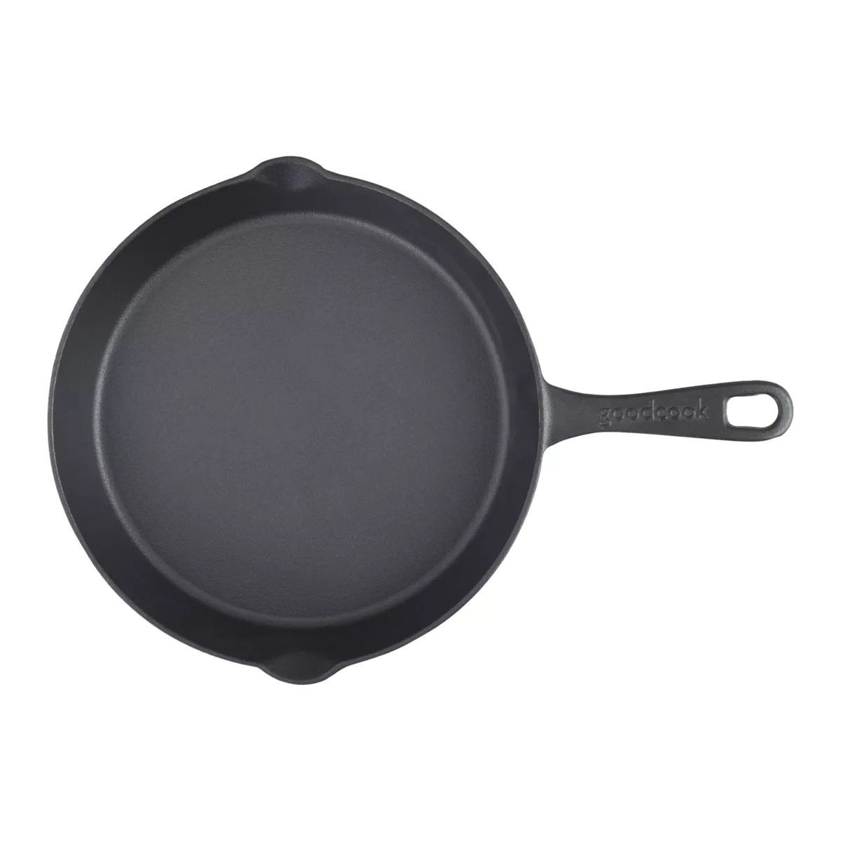GoodCook 10" Cast Iron Skillet Pan with Rim | Target