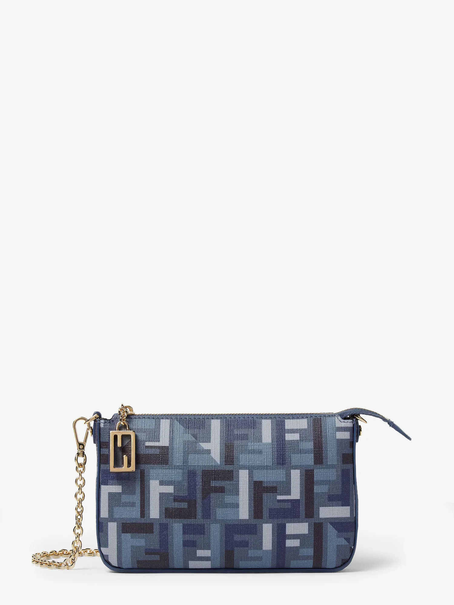 Pouch Baguette FF jacquard fabric shoulder bag - FENDI - gender_Woman | Nugnes 1920