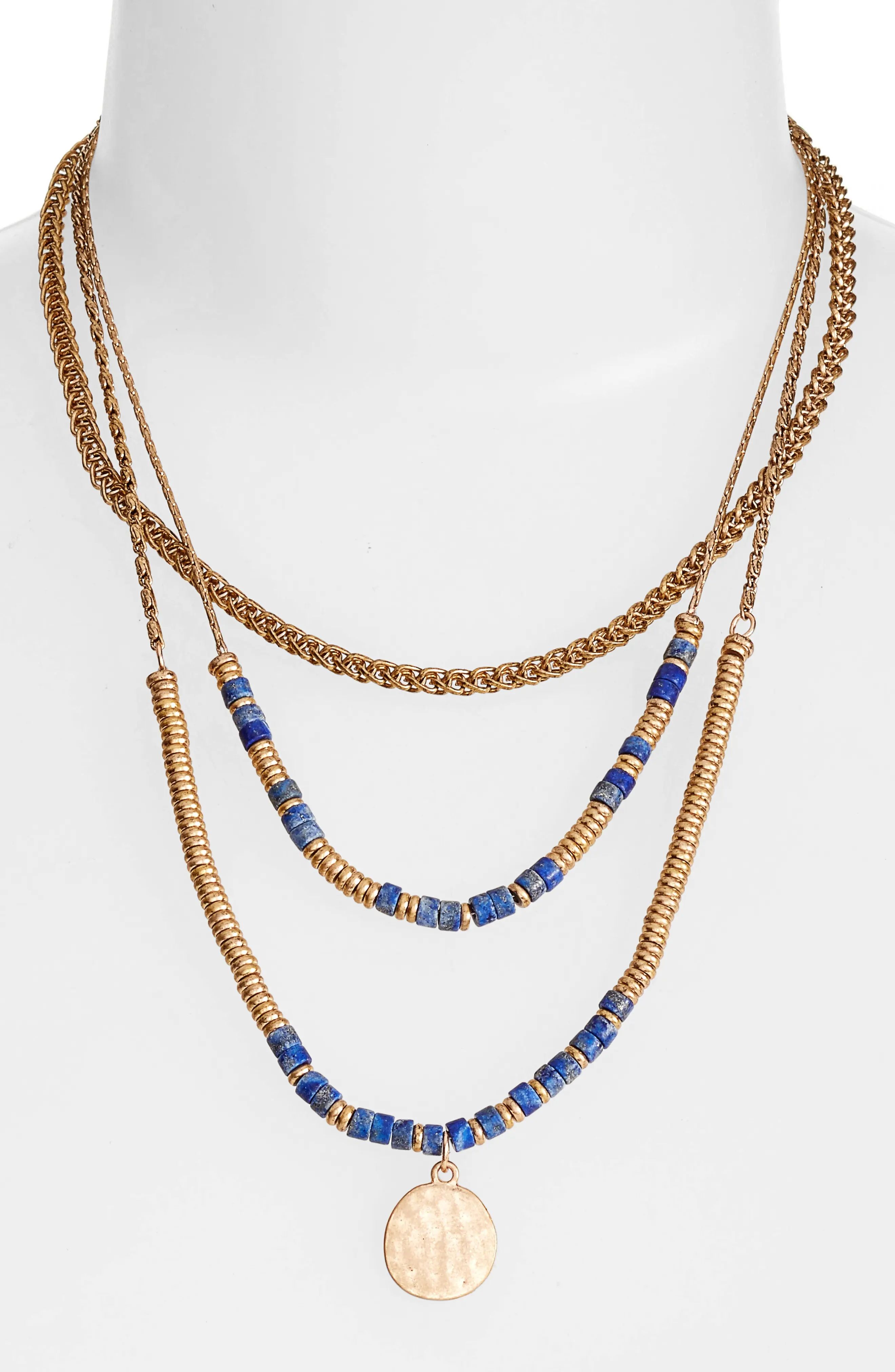 Beaded Frontal Necklace | Nordstrom