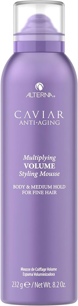 Alterna Haircare CAVIAR Anti-Aging Multiplying Volume Styling Mousse, 8.2 Fl Oz | For Fine, Thin ... | Amazon (US)