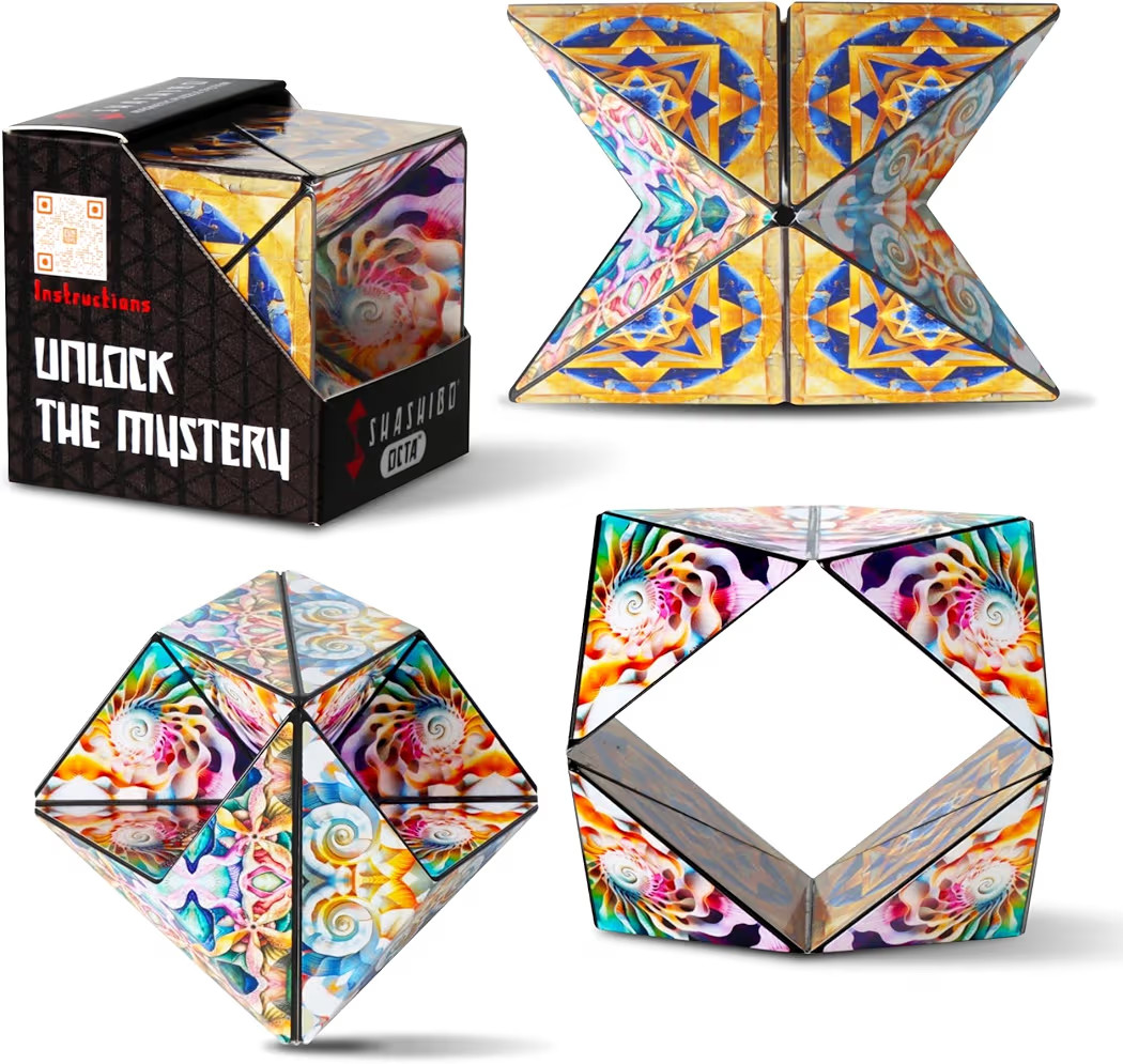 Shashibo OCTA Shape Shifting Sensory Fidget Toy – Magnetic STEM Brain Teaser Game Gift for Smar... | Amazon (US)