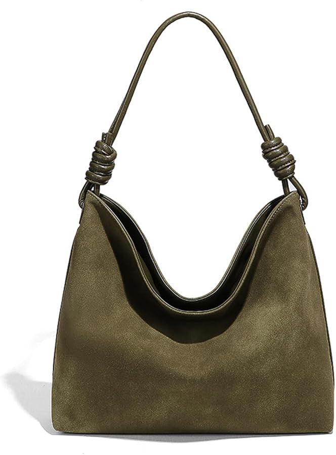 Women’s Soft Suede Hobo Tote – Lightweight Slouchy Shoulder Handbag for Everyday Elegance | Amazon (US)