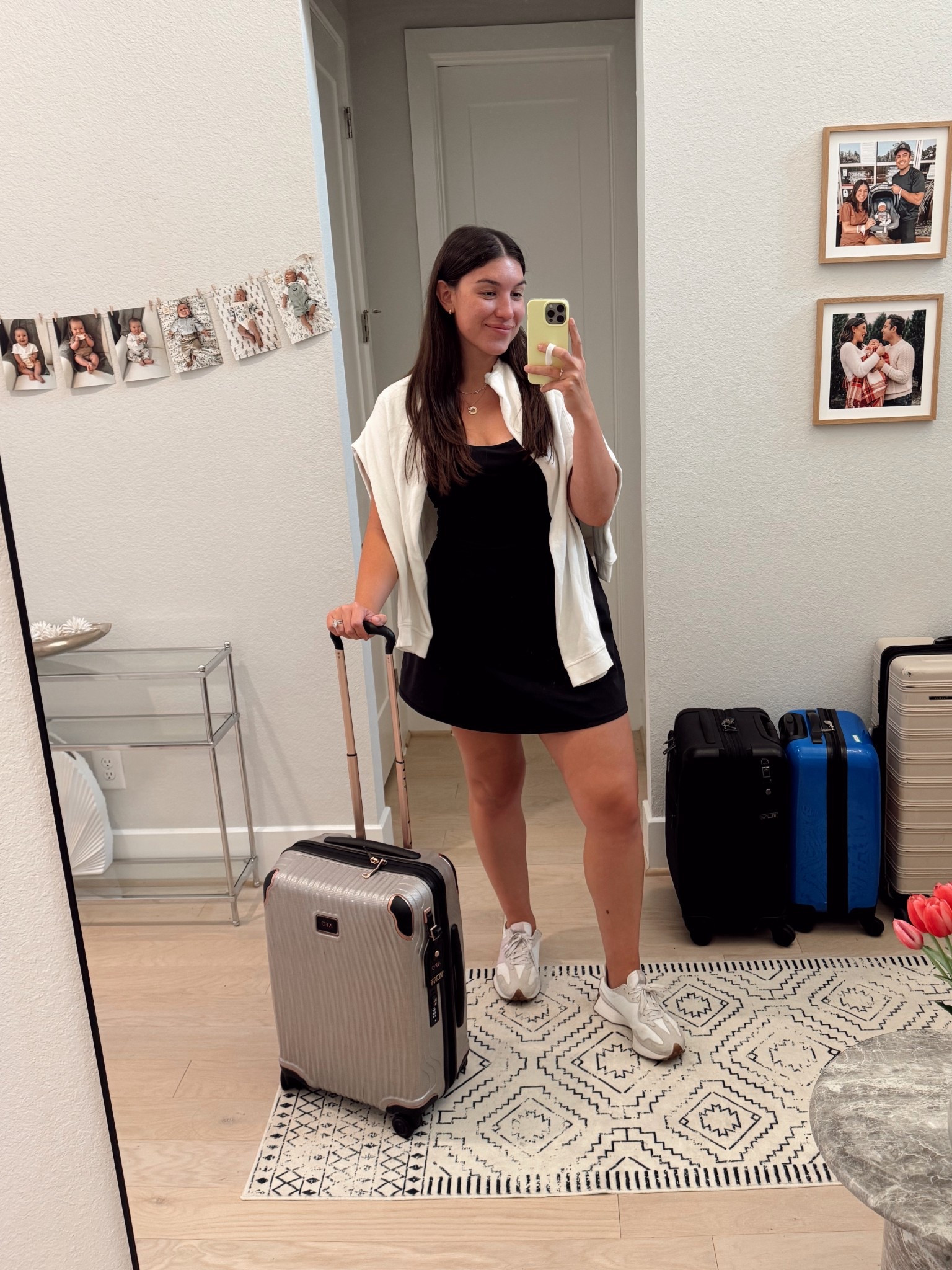 Easy travel day fit! I love this athletic dress + it has phone pockets in the shorts🙌🏼

Travel outfit, athletic wear, activewear, workout dress

#LTKTravel #LTKActive #LTKMidsize