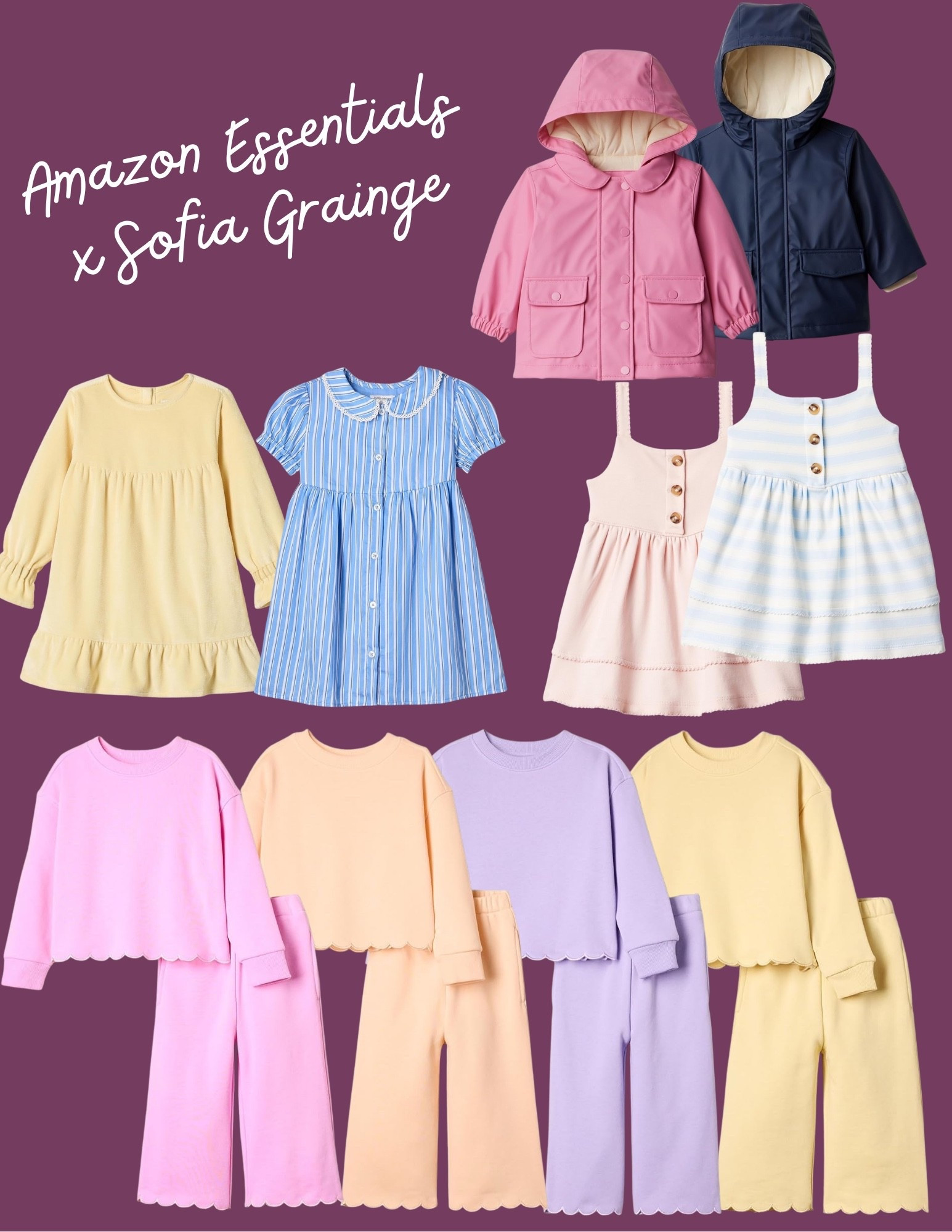 We all love the Amazon scallop sets but have yall seen the other things in the Sofia Grainge collection!? So many good basics and it’s all so cute!!! 

#LTKKids #LTKBaby #LTKFindsUnder50