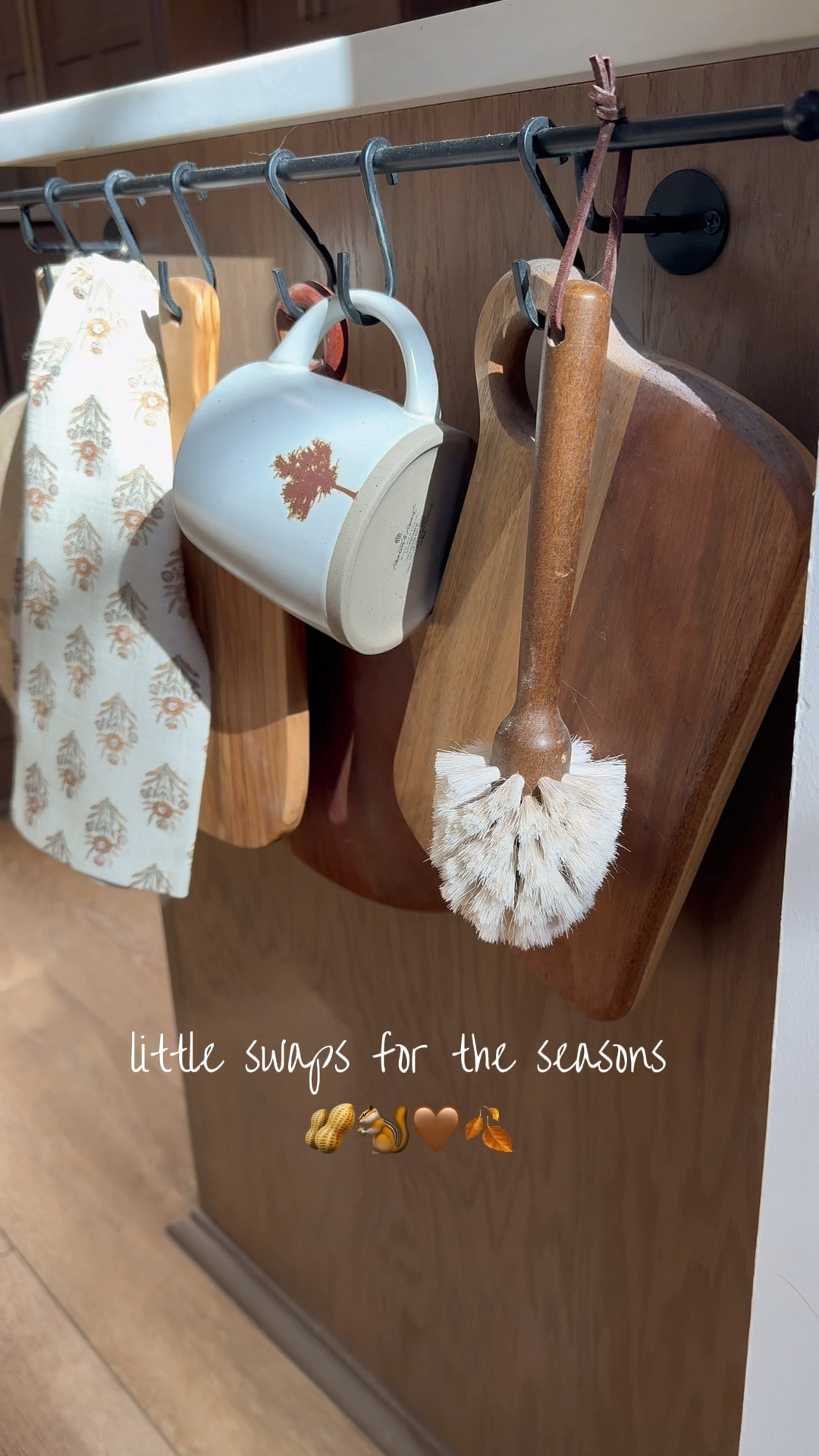 Little details for the season 🤎🍂 linked up what I could + lots of similar options! 

Fall home / kitchen / cozy / pot rack styling / seasonal / target / cutting boards / Holley Gabrielle 

#LTKHome #LTKStyleTip #LTKSeasonal