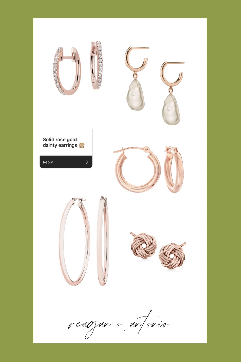 solid rose gold dainty earrings. you’ll never regret investing in solid gold jewelry! ❤️

#LTKstyletip