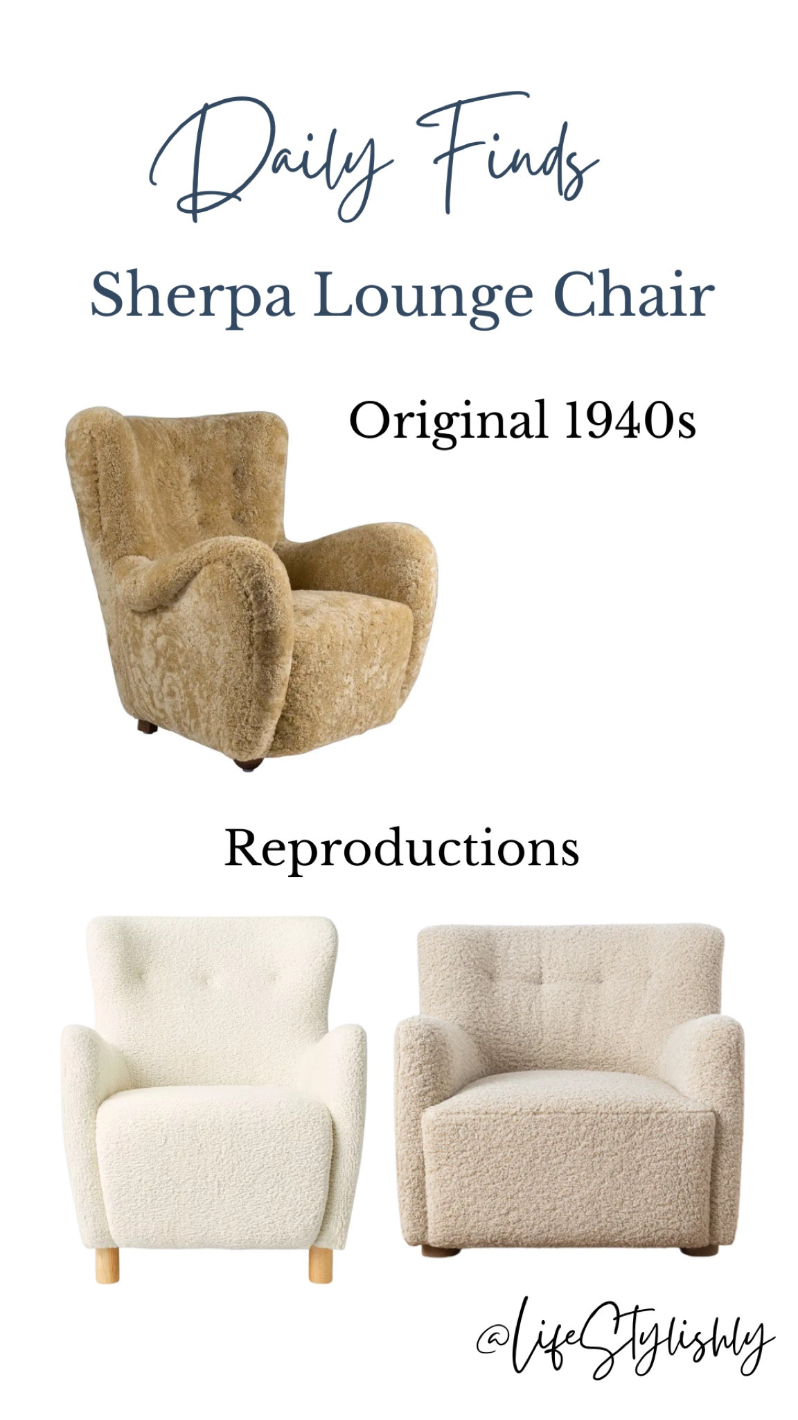 Sherpa Lounge Chairs 