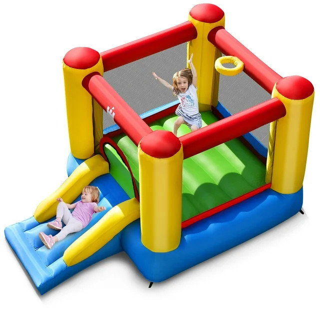 Costway Inflatable Bouncer Kids Slide Bounce House for Indoor Outdoor (Blower NOT Included) | Walmart (US)