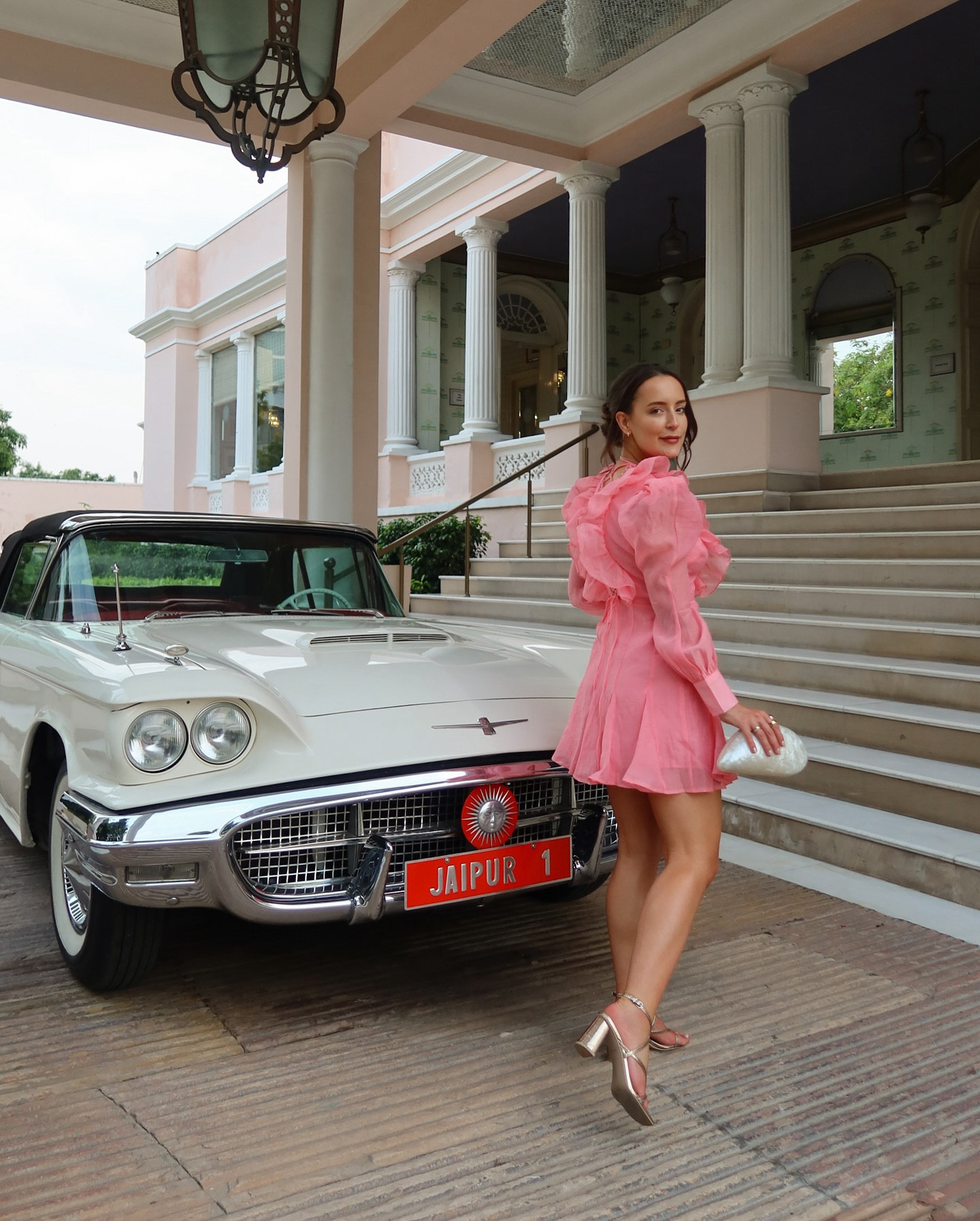 In Jaipur, we wear pink 🎀
Obsessed with this dress, I got so many compliments & I can’t wait to wear it again! 

It’s the best @amazon dress I’ve found in a while. It doesn’t feel cheap and fits like a glove!

The best part is it’s only $37 ! I recommend sizing down, I’m normally a size 4 but ended up wearing a size 2 💗

Vacation outfit, date night outfit, pink dress, affordable pink outfit, Amazon finds, summer outfit, summer dress, wedding guest dress, cocktail dresss